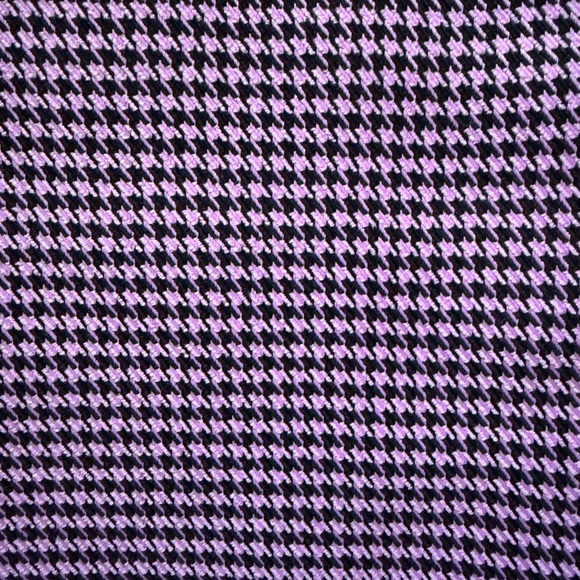Zara Pink Houndstooth Flare High Waist Stretch Crop Pants Size Small NWOT - Picture 6 of 9